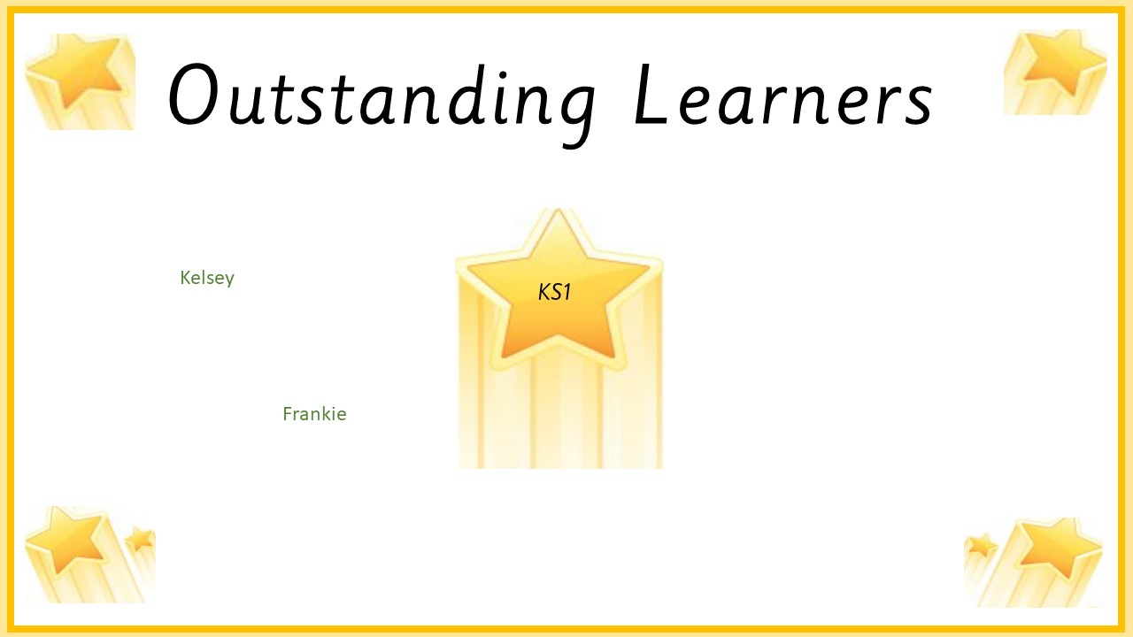 Outstanding Learners KS1 Term 3.1 Week 1